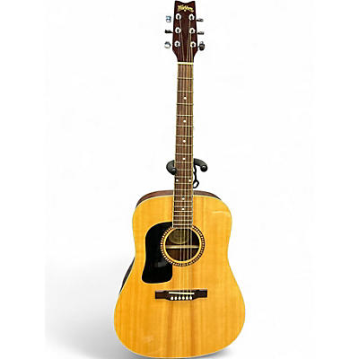 Used Washburn D10SLH Natural Acoustic Guitar