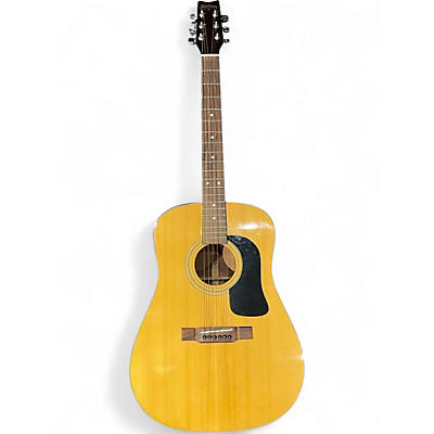 Used Washburn D12-N Natural Acoustic Guitar