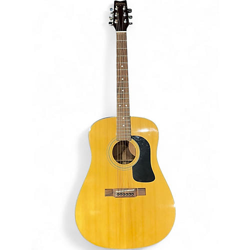 Used Washburn D12-N Natural Acoustic Guitar Natural