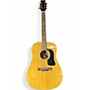 Used Washburn D12-N Natural Acoustic Guitar Natural