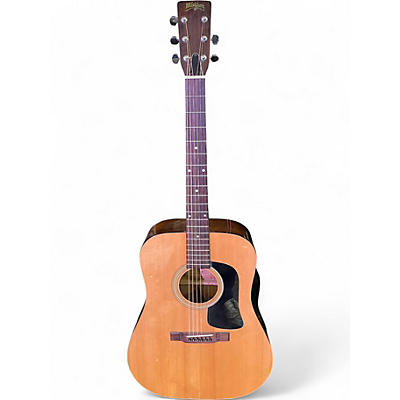 Used Washburn D12N Natural Acoustic Guitar