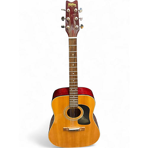 Used Washburn D12S Natural Acoustic Guitar Natural