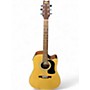 Used Washburn D12SCE Natural Acoustic Electric Guitar Natural