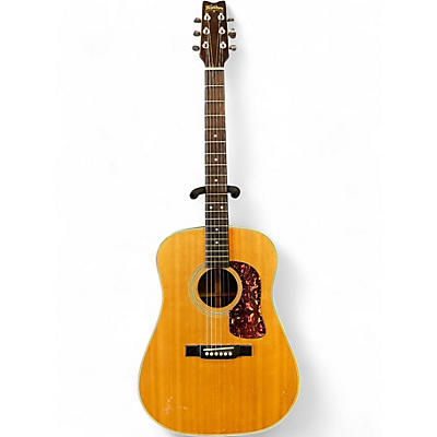 Used Washburn D14N Natural Acoustic Guitar