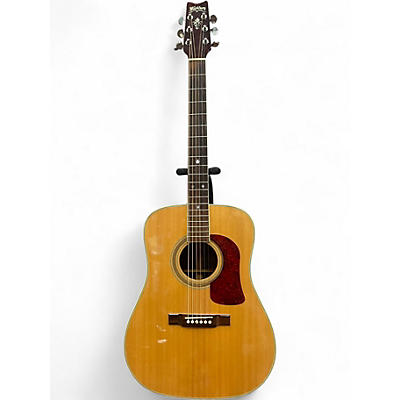 Used Washburn D21-S Natural Acoustic Guitar