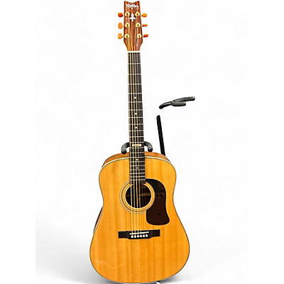 Used Washburn D24S Natural Acoustic Guitar