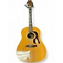 Used Washburn D25S Natural Acoustic Guitar Natural