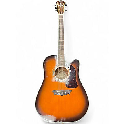 Used Washburn D34SCE/TS Tobacco Sunburst Acoustic Electric Guitar