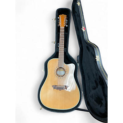 Used Washburn D46SCE12 Natural 12 String Acoustic Electric Guitar