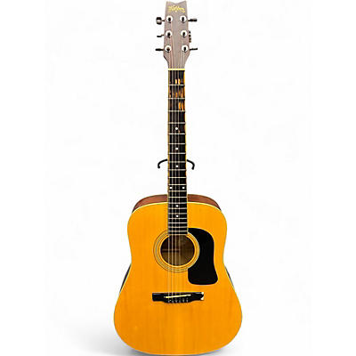 Used Washburn D8 Natural Acoustic Guitar