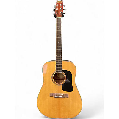 Used Washburn D9C Natural Acoustic Guitar