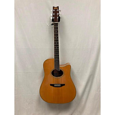 Used Washburn DC60 LEXINGTON STEPHEN DAVIS EXTENDED CUTAWAY Natural Acoustic Electric Guitar