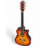 Used Washburn DFBACEA Natural Acoustic Electric Guitar Natural