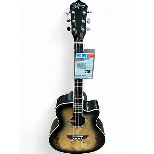 Used Washburn DFBACEB 2 Color Sunburst Acoustic Electric Guitar 2 Color Sunburst