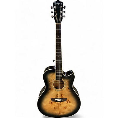 Used Washburn DFBACEB-U Deep Forest Burl Acoustic Electric Guitar