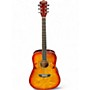 Used Washburn Used Washburn DFBDA-U Deep Forest Burl Amber Fade Acoustic Guitar Deep Forest Burl Amber Fade