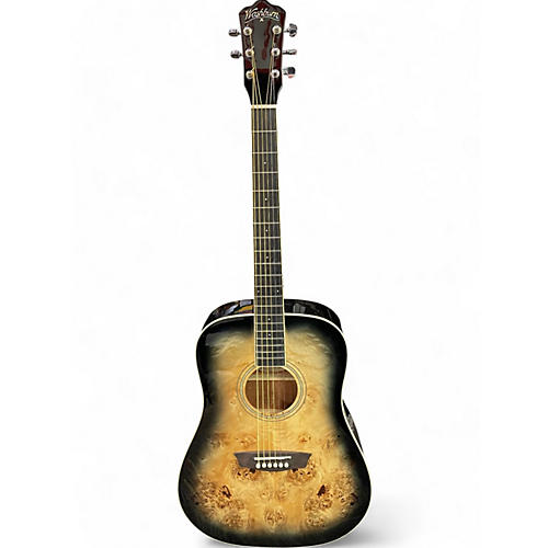 Washburn Used Washburn DFDBD-U Deep Forest Burl Black Fade Acoustic Guitar Deep Forest Burl Black Fade