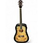 Used Washburn Used Washburn DFDBD-U Deep Forest Burl Black Fade Acoustic Guitar Deep Forest Burl Black Fade