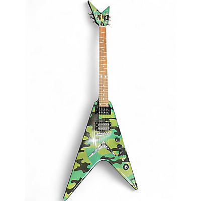 Used Washburn DIME V Camo Solid Body Electric Guitar