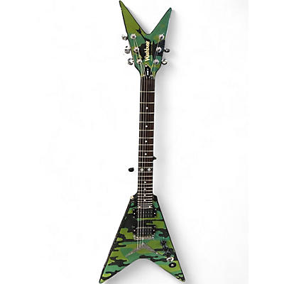 Used Washburn DIME V Camo Solid Body Electric Guitar