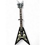 Used Washburn DIME V PRO KERRY KING BLACK TRIBAL FINISH Solid Body Electric Guitar BLACK TRIBAL FINISH