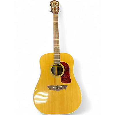 Used Washburn DREADNOUGHT GUITAR Natural Acoustic Guitar