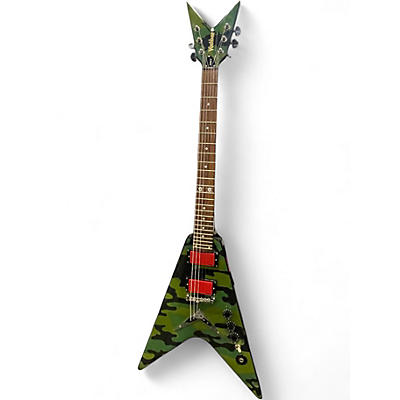 Used Washburn Dime V Camo Solid Body Electric Guitar