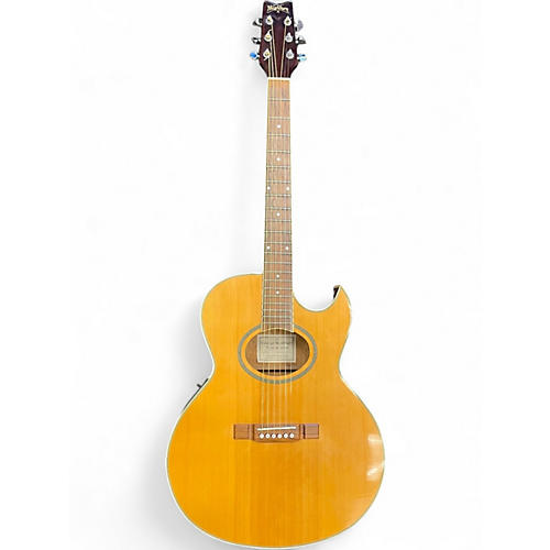 Used Washburn EA10 Natural Acoustic Guitar Natural