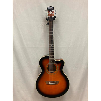 Washburn Used Washburn EA15 Tobacco Burst Acoustic Electric Guitar