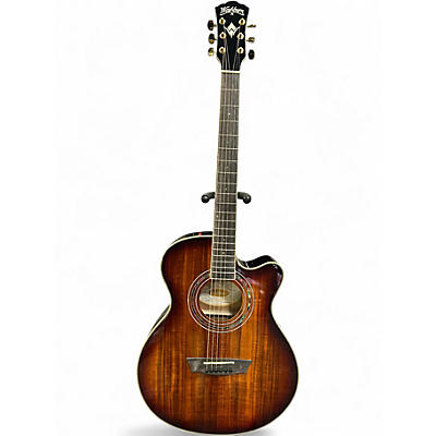 Used Washburn EA55G-A KOA BURST Acoustic Electric Guitar