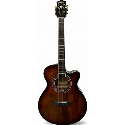 Washburn Used Washburn EA55G-A  Koa Burst Acoustic Electric Guitar