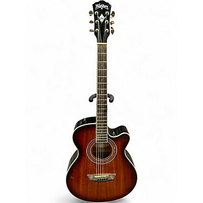 Used Washburn EA55G-A-U KOA BURST Acoustic Electric Guitar