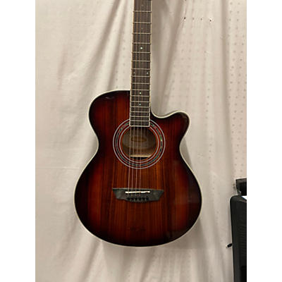 Washburn Used Washburn EA55GAU 2 Color Sunburst Acoustic Electric Guitar