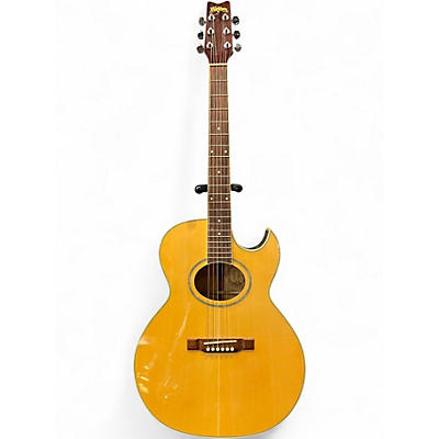 Used Washburn EA8N Natural Acoustic Electric Guitar