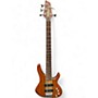 Used Washburn Force ABT Series 5 String Bass Natural Electric Bass Guitar Natural