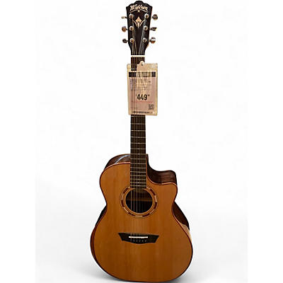 Used Washburn G20SCE Natural Acoustic Electric Guitar