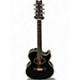 Used Washburn GEORGE WASHBURN SERIES Black Acoustic Electric Guitar Black