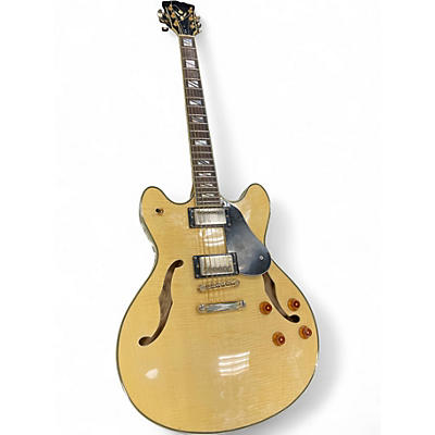 Used Washburn HB-35 Nautral Gloss Hollow Body Electric Guitar
