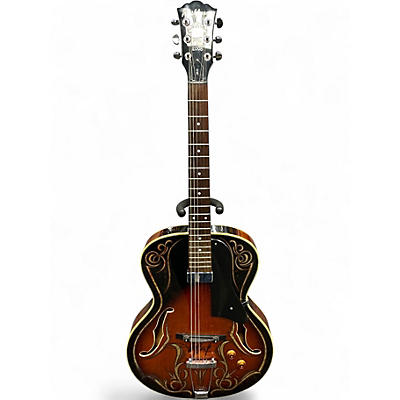 Used Washburn HB15 Tobacco Burst Hollow Body Electric Guitar