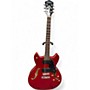 Used Washburn HB30 Candy Apple Red Hollow Body Electric Guitar Candy Apple Red