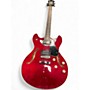 Used Washburn HB30 Cherry Hollow Body Electric Guitar Cherry
