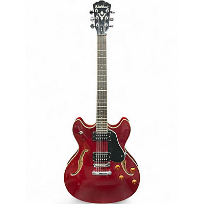 Used Washburn HB30 Wine Red Hollow Body Electric Guitar