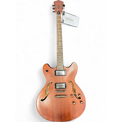 Used Washburn HB32DM Natural Hollow Body Electric Guitar