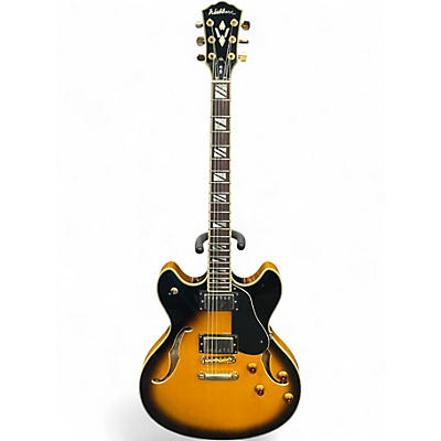 Used Washburn HB35 2 Color Sunburst Hollow Body Electric Guitar