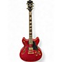 Used Washburn HB35 Cherry Red Hollow Body Electric Guitar Cherry Red