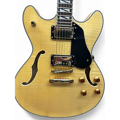 Used Washburn HB35 Natural Hollow Body Electric Guitar