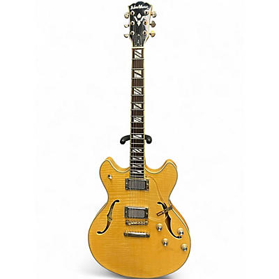 Used Washburn HB35 Natural Hollow Body Electric Guitar