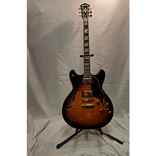 Washburn Used Washburn HB35 Sunburst Hollow Body Electric Guitar Sunburst