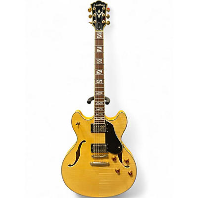 Used Washburn HB35 natural Hollow Body Electric Guitar