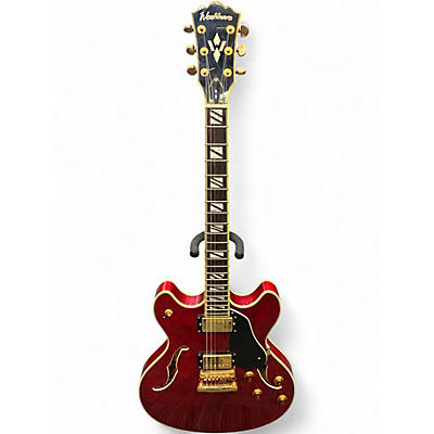 Used Washburn HB35S RED Hollow Body Electric Guitar